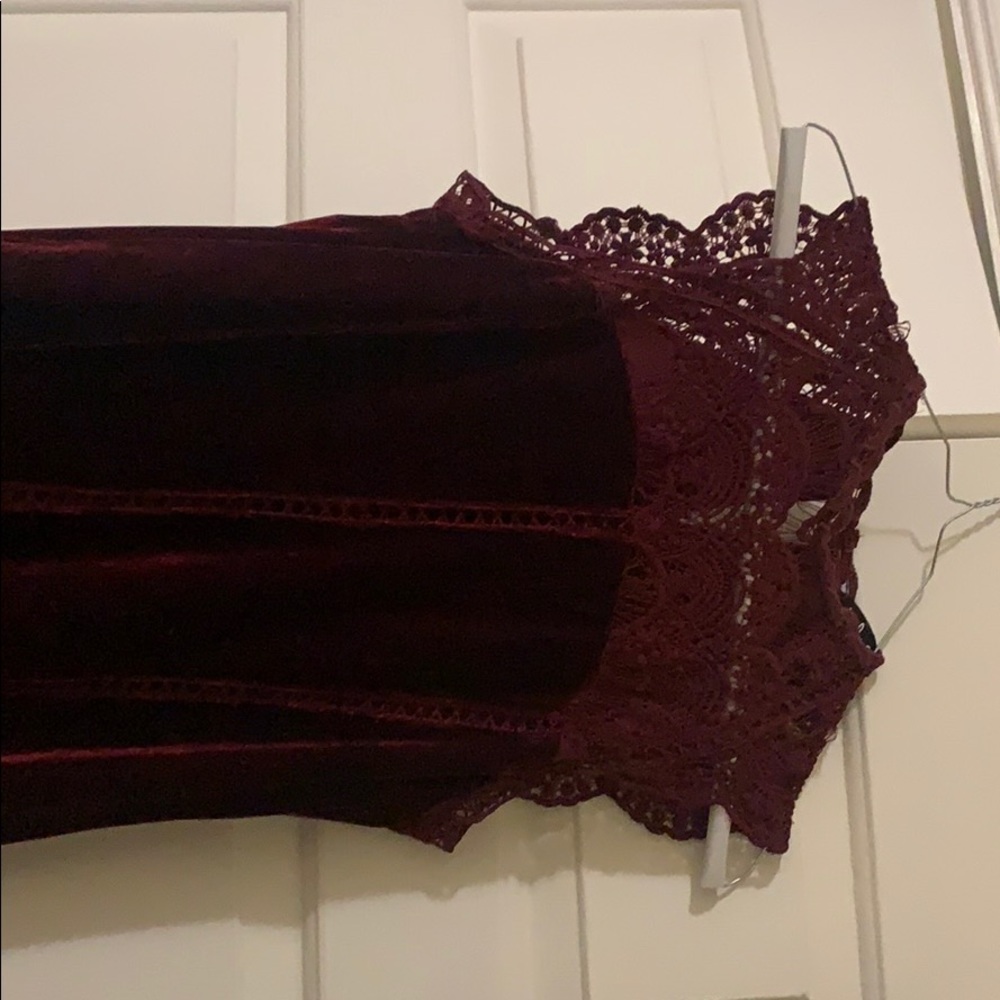 Maroon dress